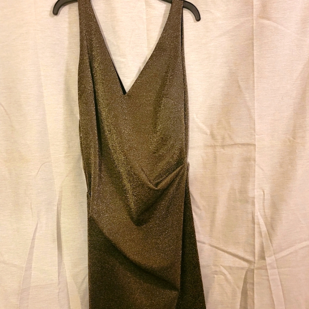 Gold Nicole Miller Dress